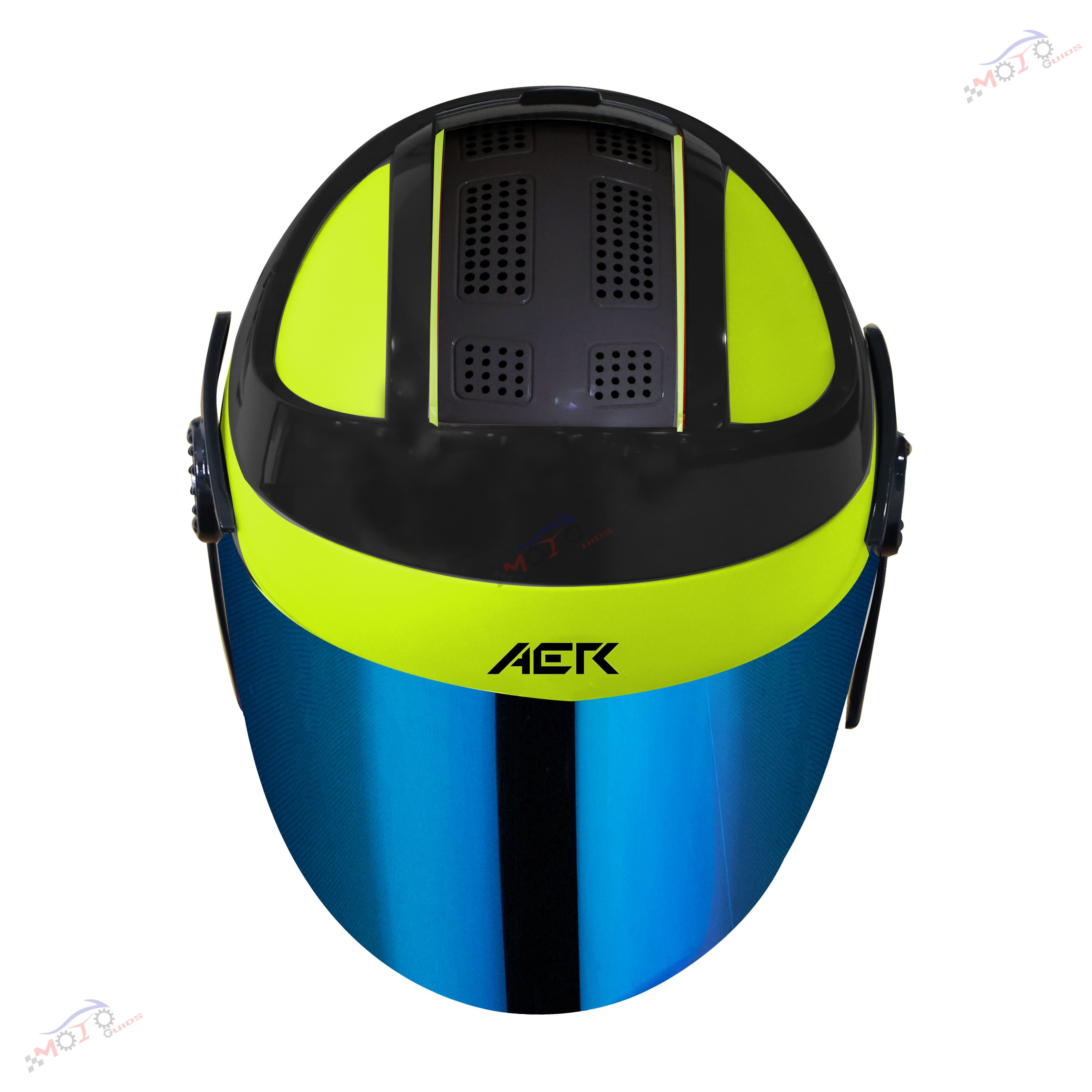 SB-29 AER GLOSSY  ( FITTED WITH CLEAR VISOR WITH EXTRA BLUE CHROME VISOR FREE) 